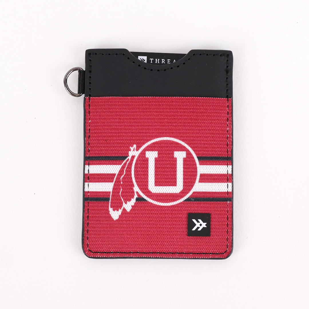 Vertical Wallet - UofU Feather Red - Thread®