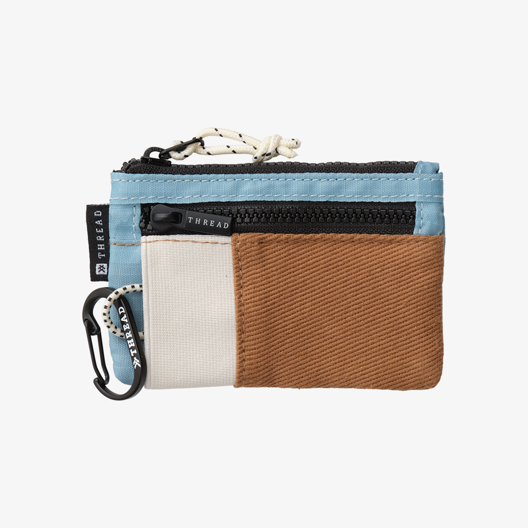 Color Block Canvas | Adventure Pouch Wallet | For Cards, Cash