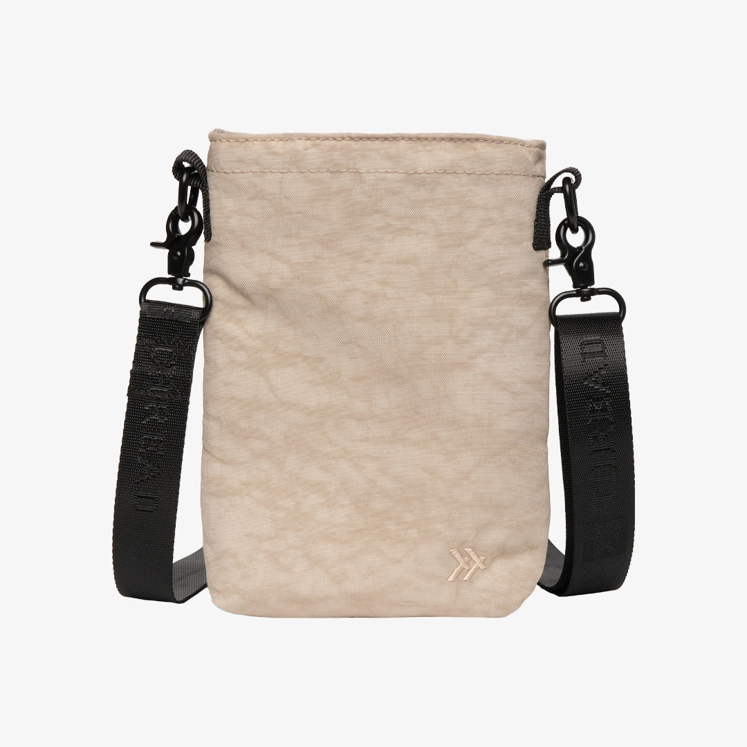 crossbody travel bag sand Thread Pocket Sling Crossbody Sand