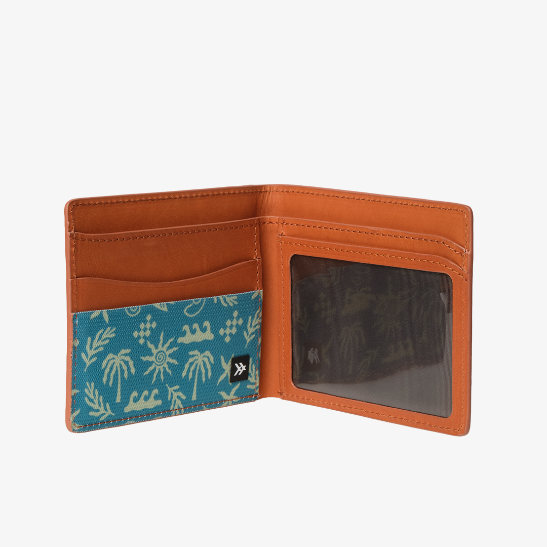 High Tide | Vegan Leather Bifold Wallet | For Cards & Cash