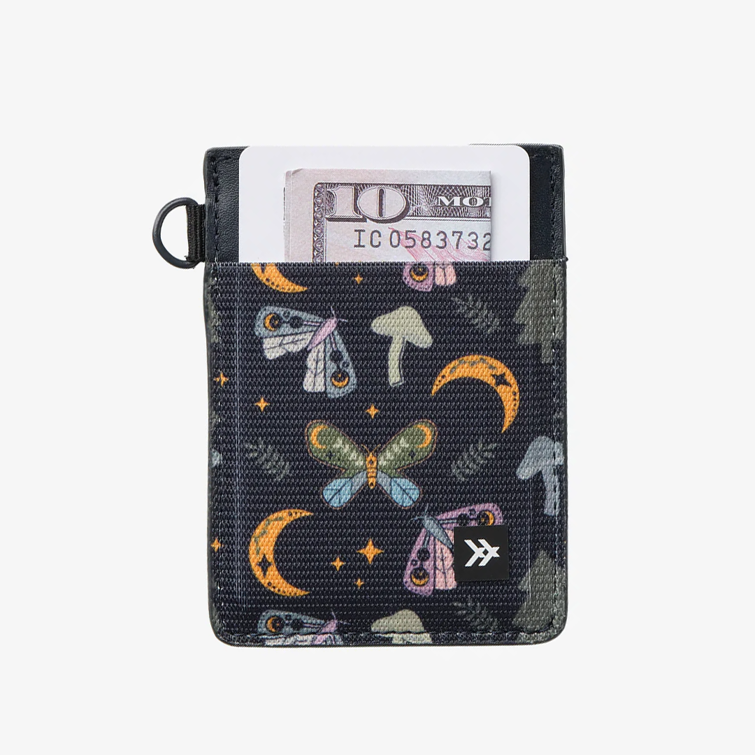 Forest Critters | Vertical Leather Wallet | RFID-Protected Leather