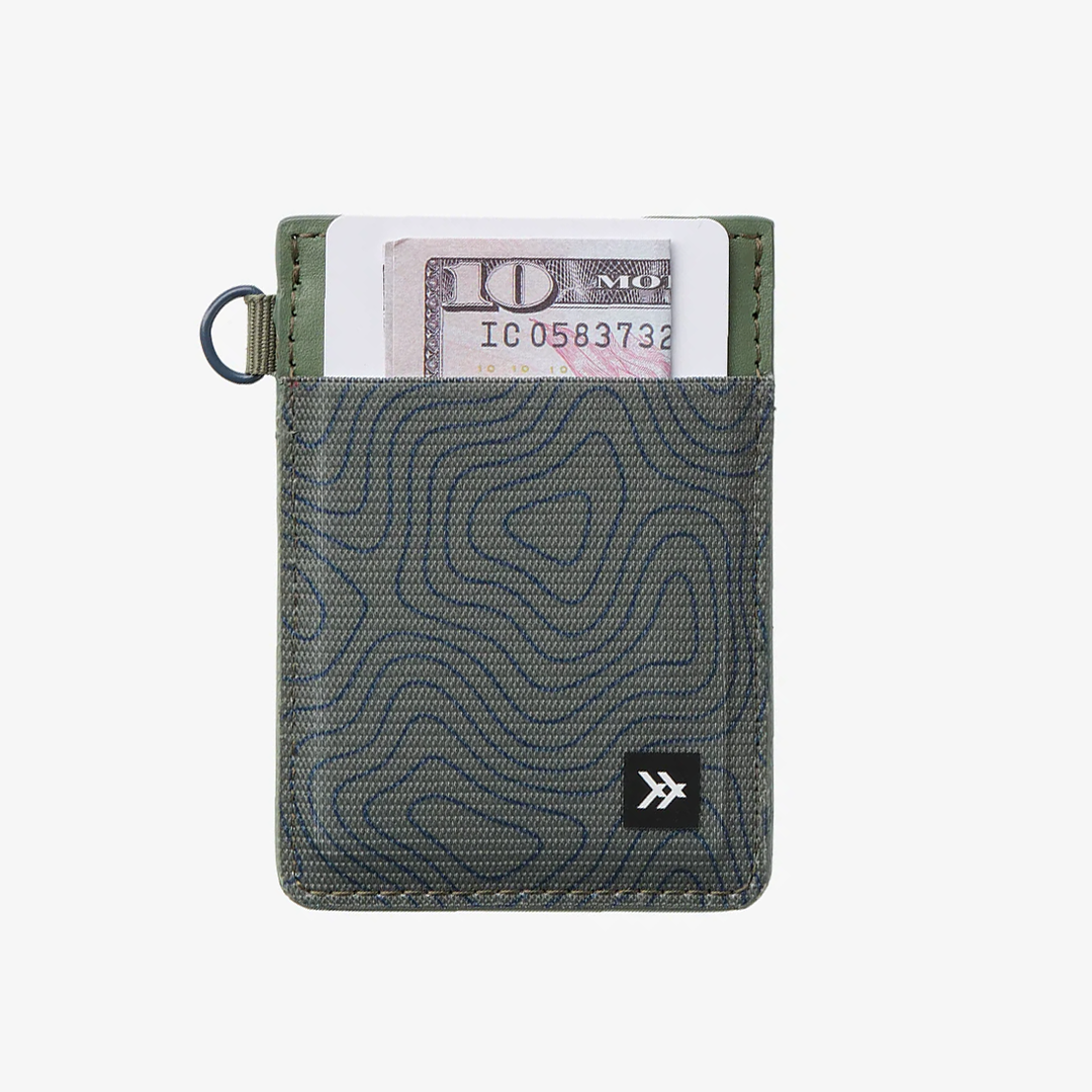 Topo | Vertical Leather Wallet | RFID-Protected Leather | Thread