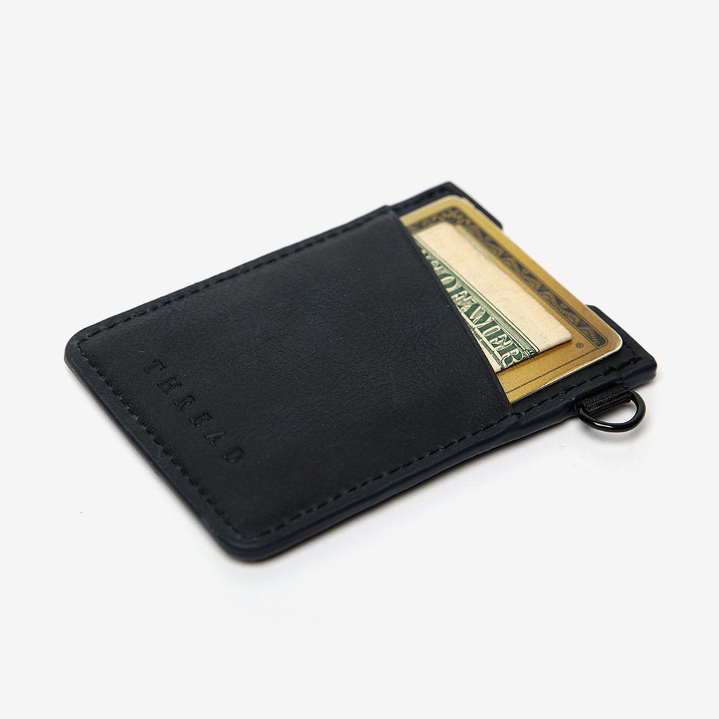 Black, Vertical Wallet