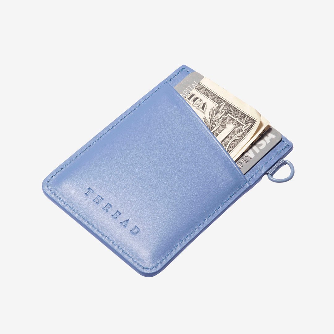 Vertical Wallet - Dusty Blue - Thread®