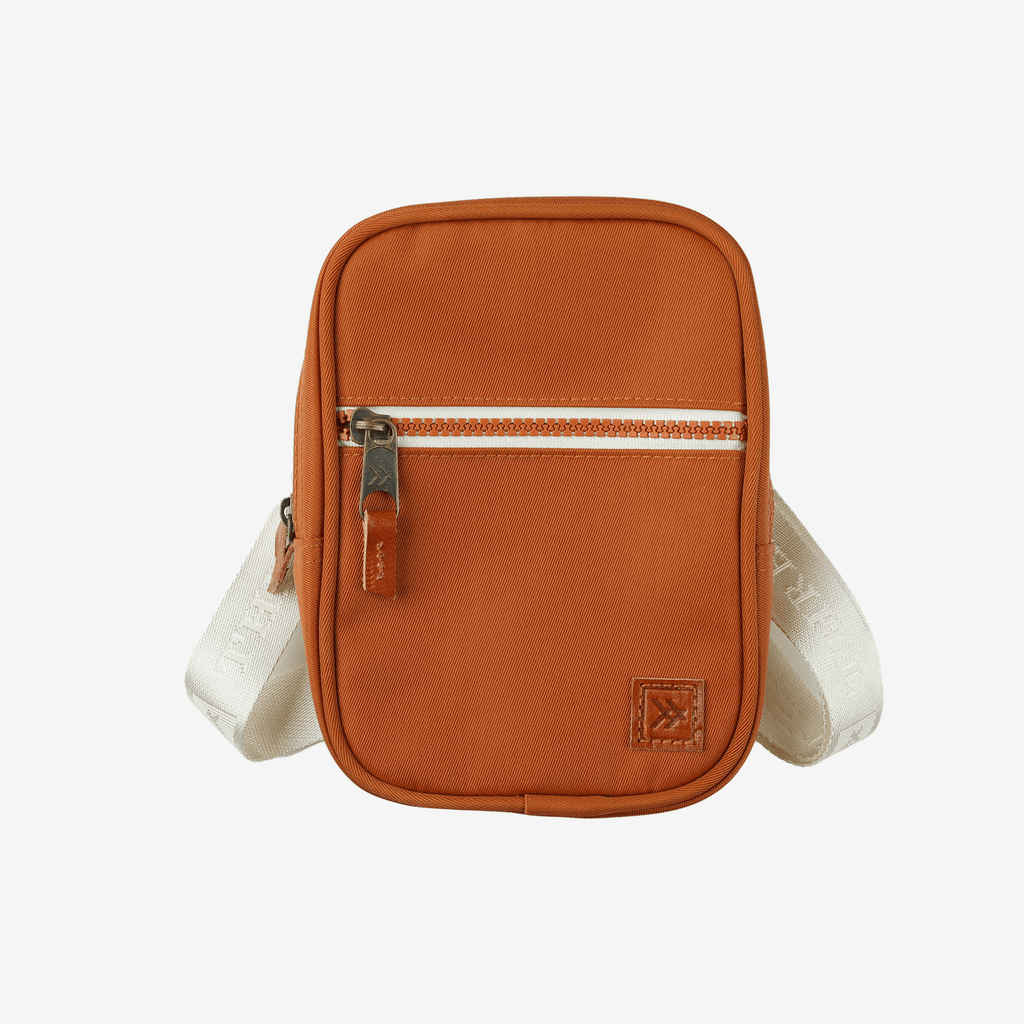 Triangle Sling Bag - Honey Leather