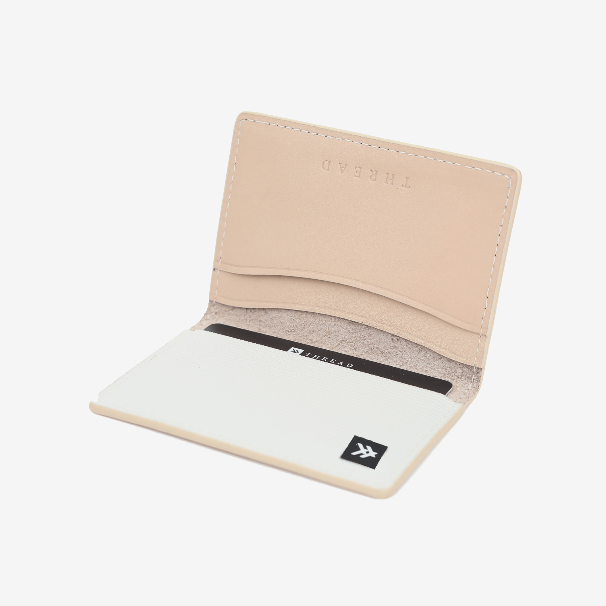 White bifold wallet