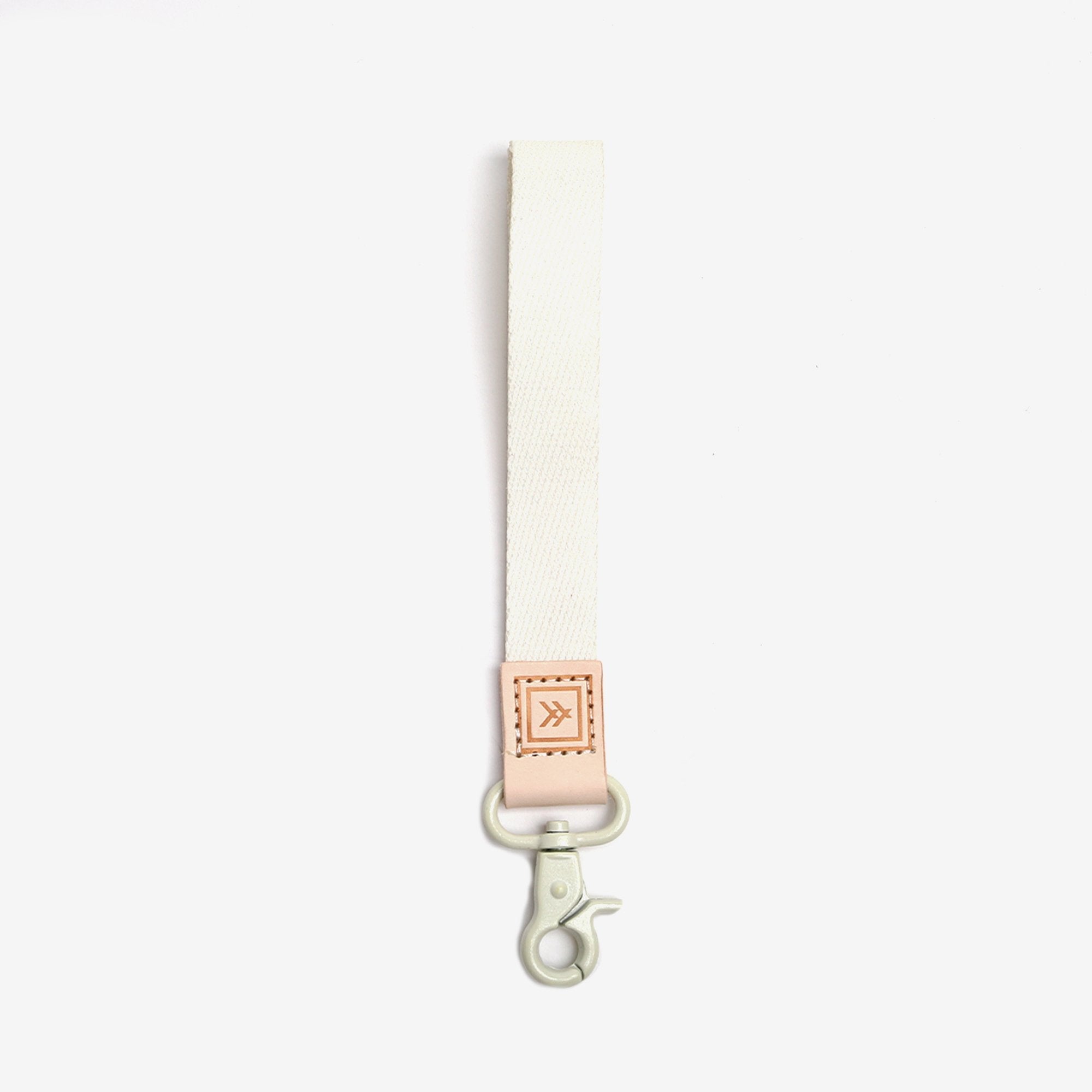 White wrist lanyard