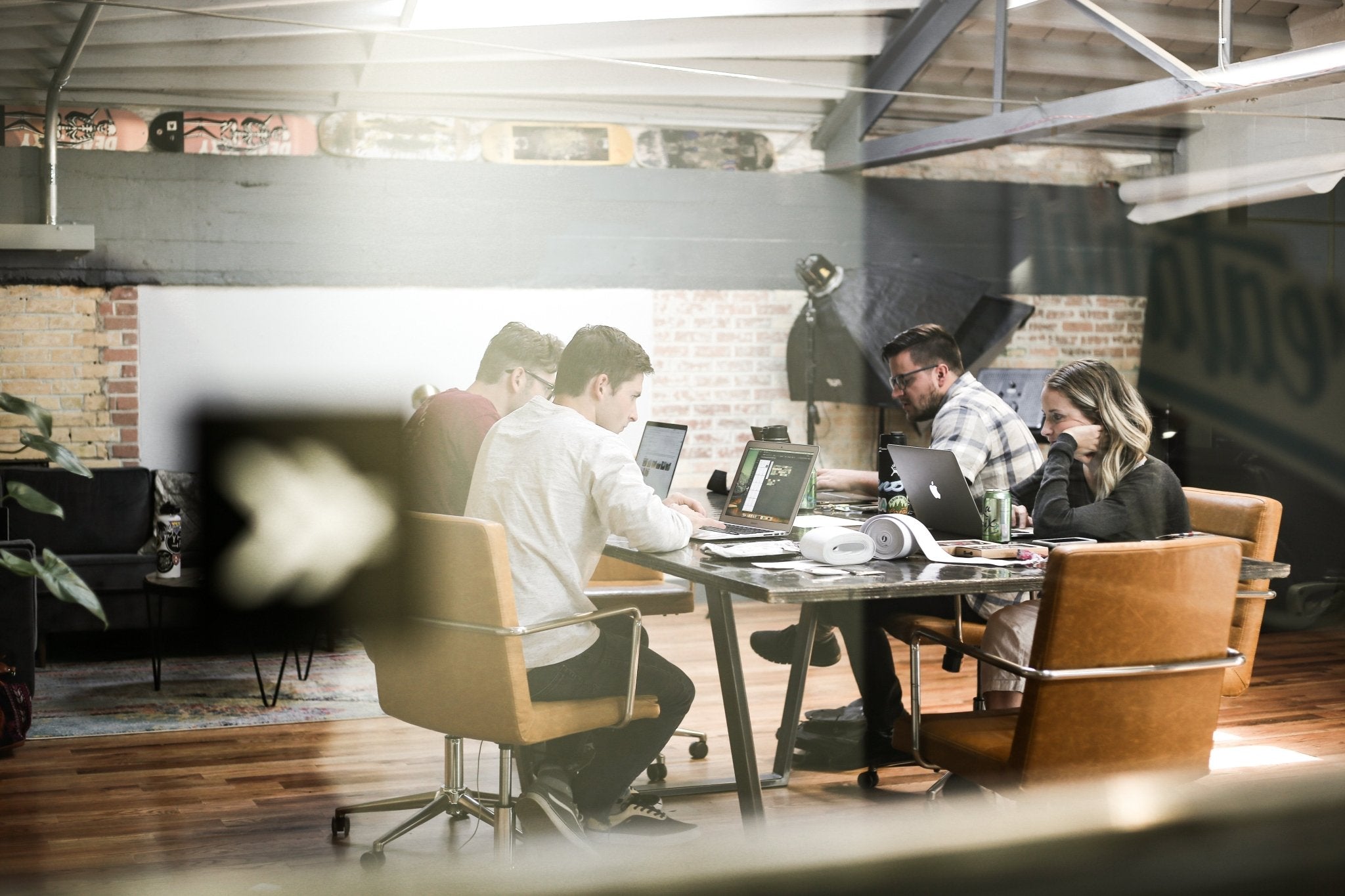 Thread Employees working at the office