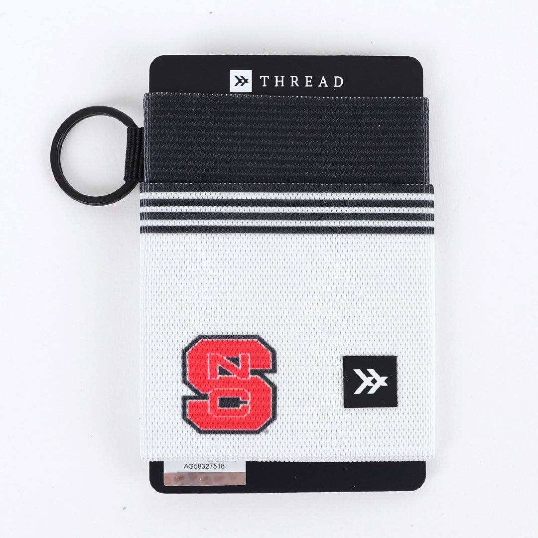 Elastic Wallet - NC White Stripe - Thread®