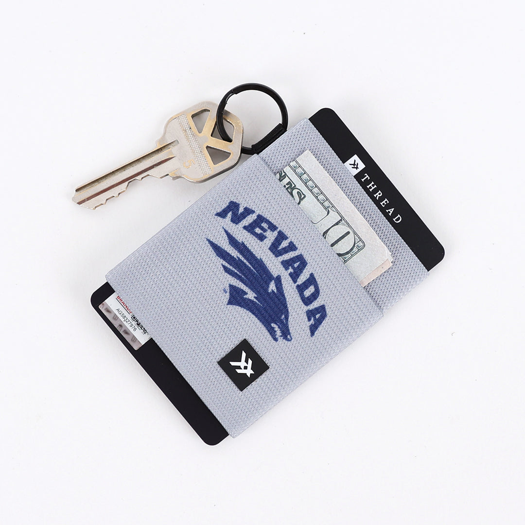 Elastic Wallet - Nevada Silver Wolf - Thread®