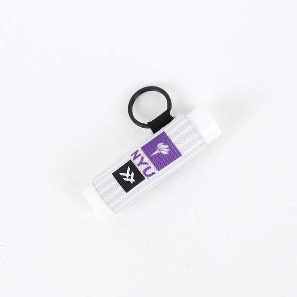 Chapstick Holder Keychain - NYU Stripes - Thread®