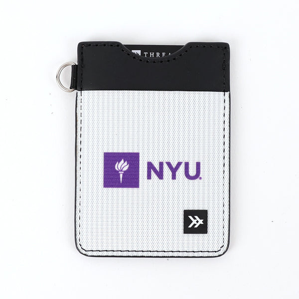 Vertical Leather Wallet - NYU Stripes - Thread®