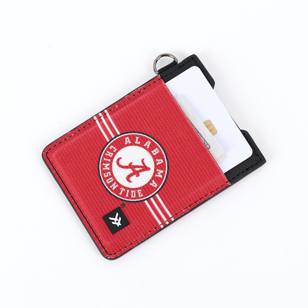 Vertical Wallet - Alabama Crimson Stripe - Thread®
