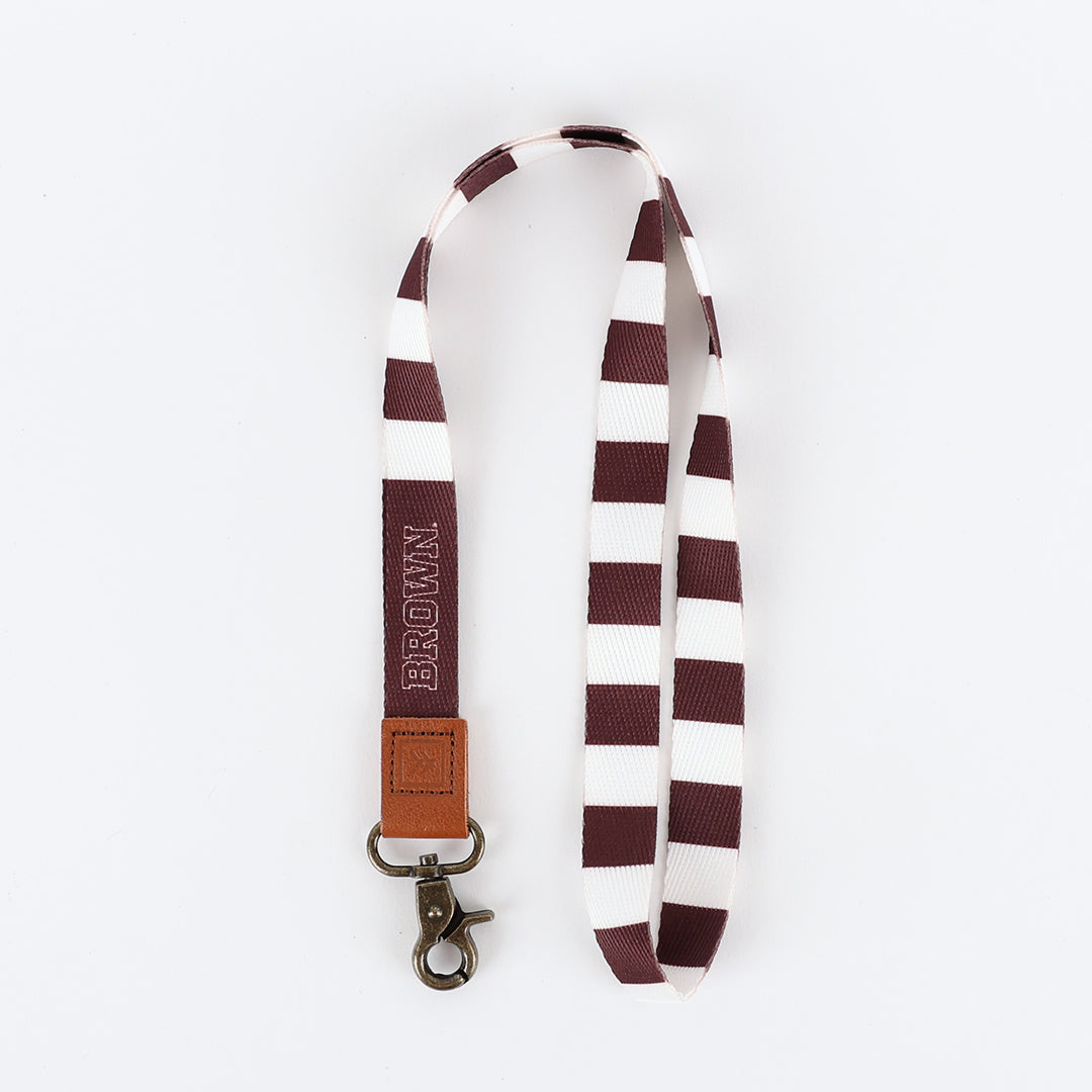 Neck Lanyard - Brown Stripes - Thread®