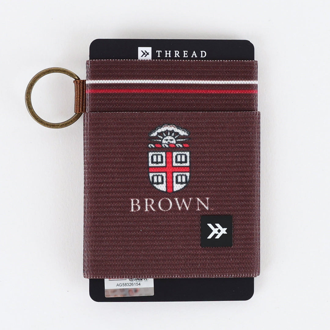 Brown Crest | Elastic Wallet | Minimalist & Secure | Thread® · Thread®