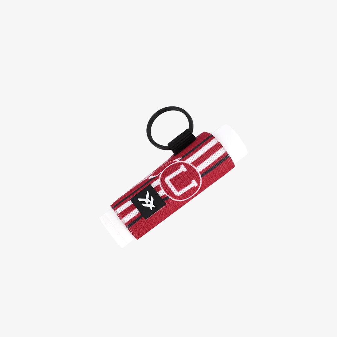 UofU Feather Red - Chapstick Holder Keychain