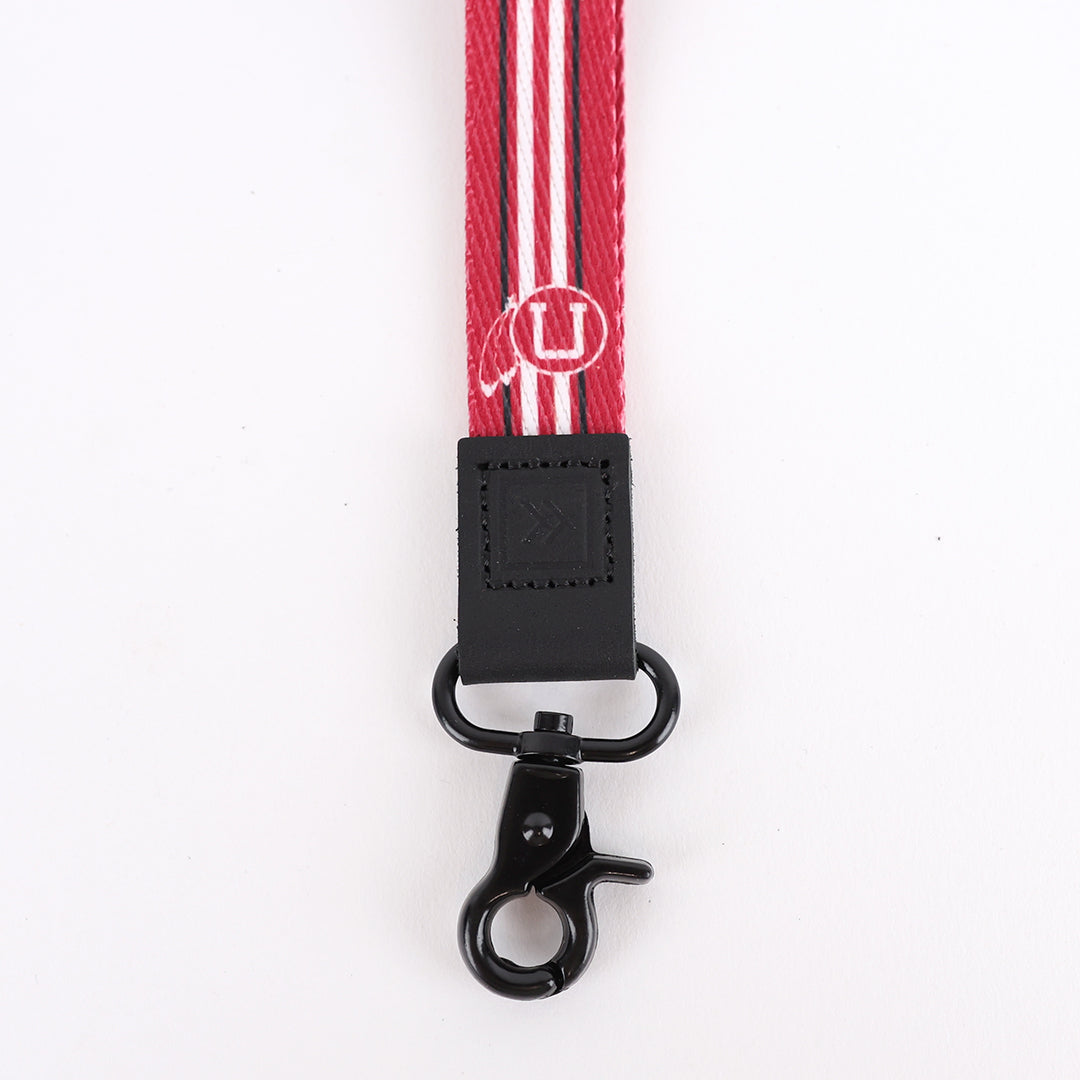 Wrist Lanyard - UofU Feather Red - Thread®