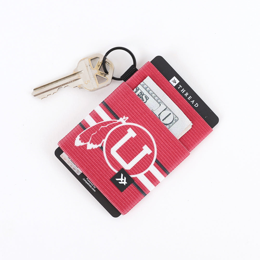 Elastic Wallet - UofU Feather Red - Thread®