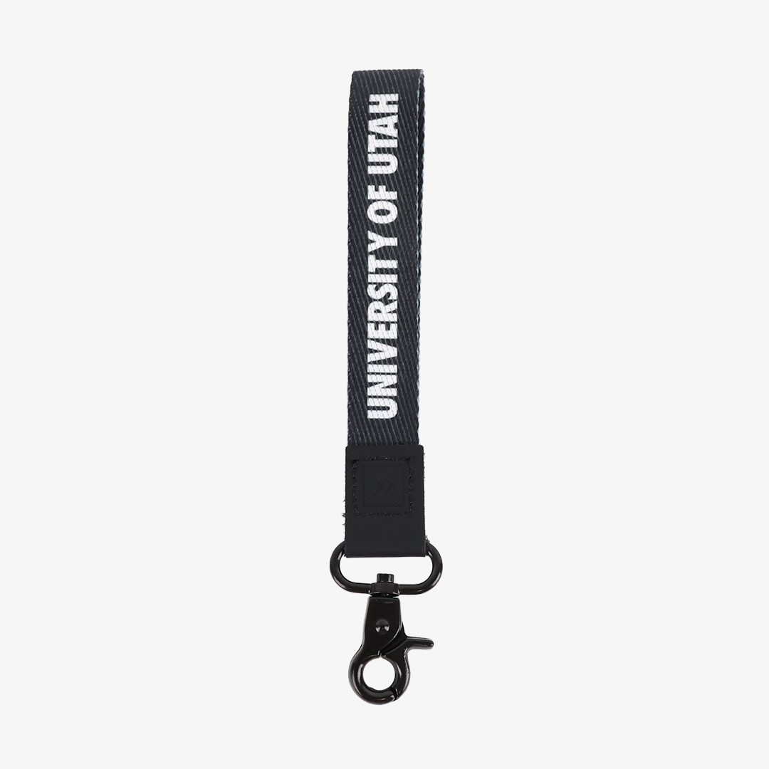 UofU Black - Wristlet Keychain