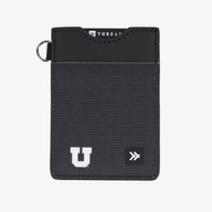 UofU Black - Vertical Leather Wallet
