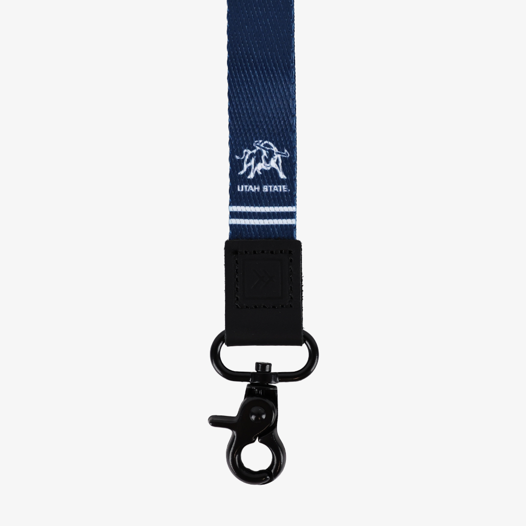 USU Bull - Wristlet Keychain