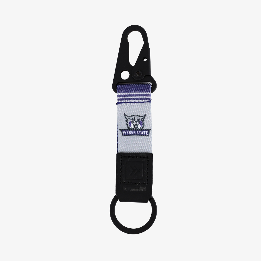 Weber State Purple - Keychain Clip