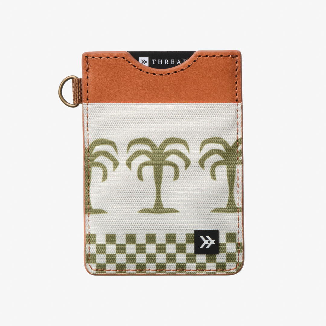 Vertical Wallet - Palm Tree - Thread®