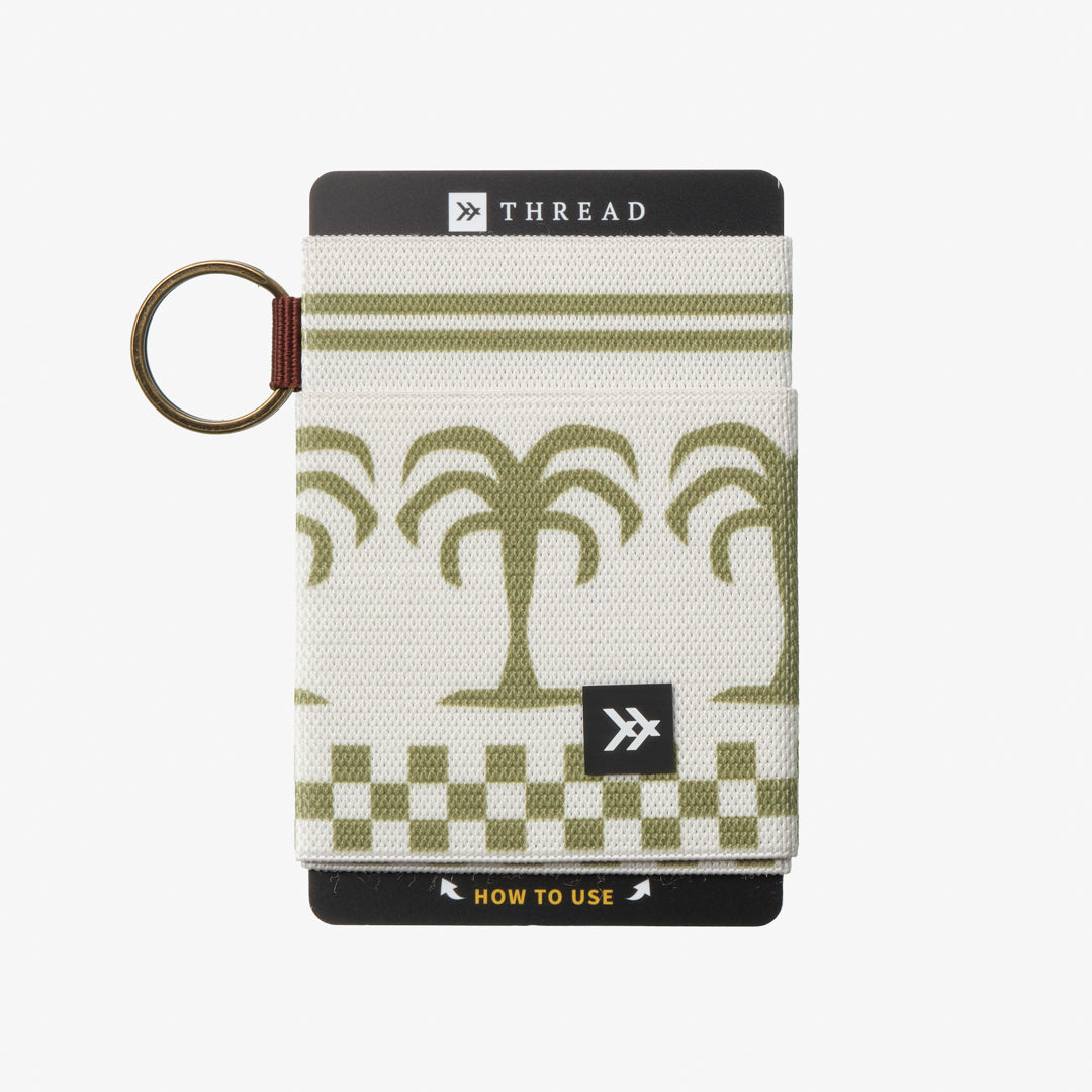 Elastic Wallet - Palm Tree - Thread®