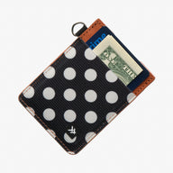 Vertical Leather Wallet - Polka Dot - Thread®