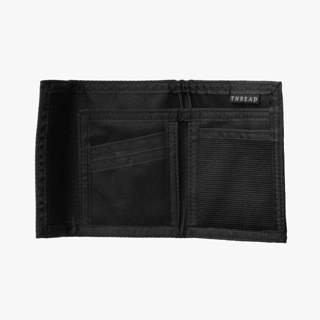 Black | Velcro Bifold Wallet | Minimalist & Secure | Thread® · Thread®