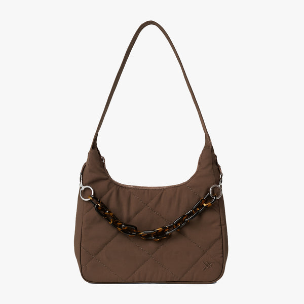 Penny Shoulder Bag - Chocolate Quilted - Thread®