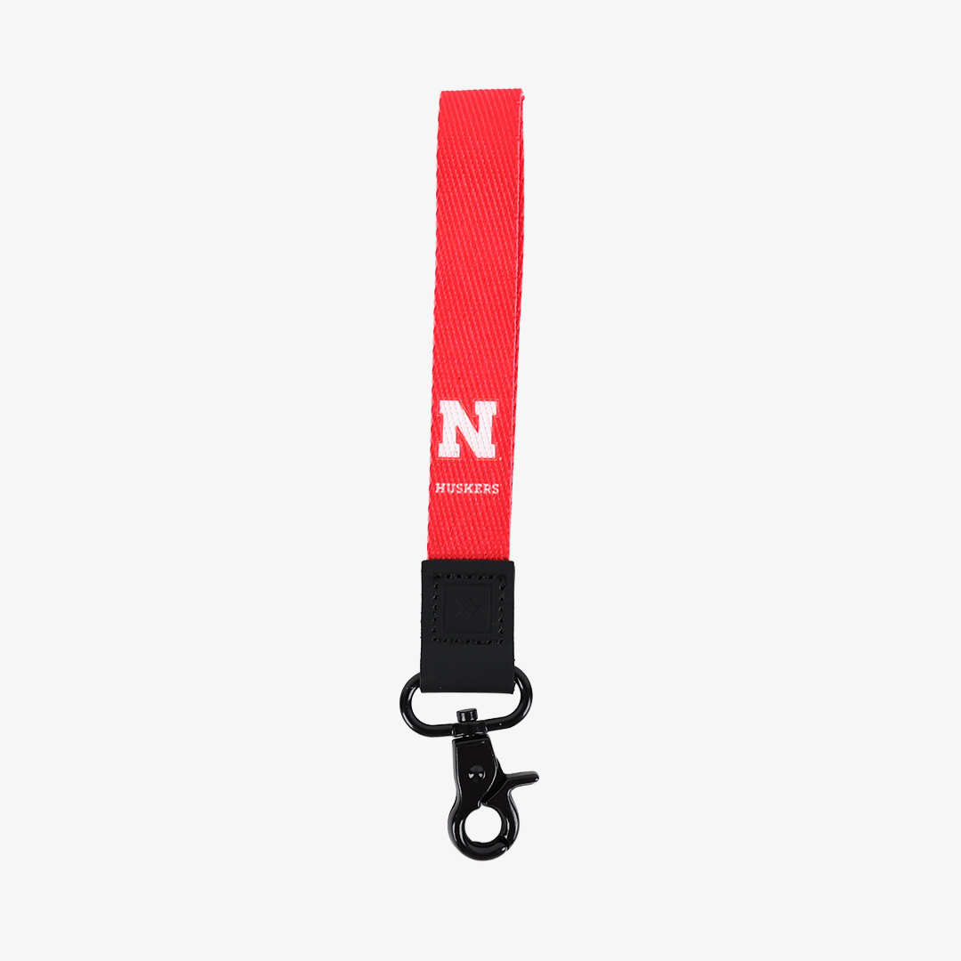Nebraska N - Wristlet Keychain