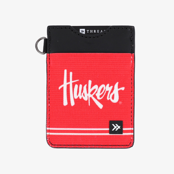 Nebraska Huskers - Vertical Leather Wallet