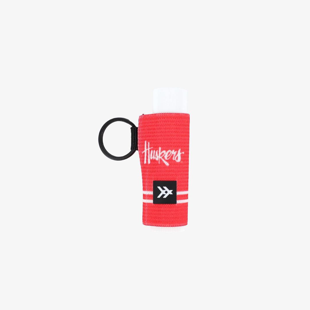 Nebraska Huskers - Chapstick Holder Keychain