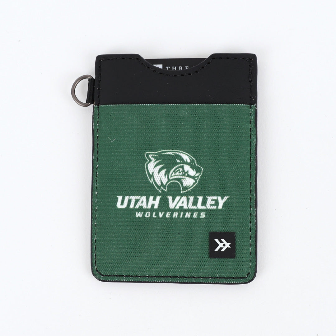 Vertical Wallet - UVU Green - Thread®