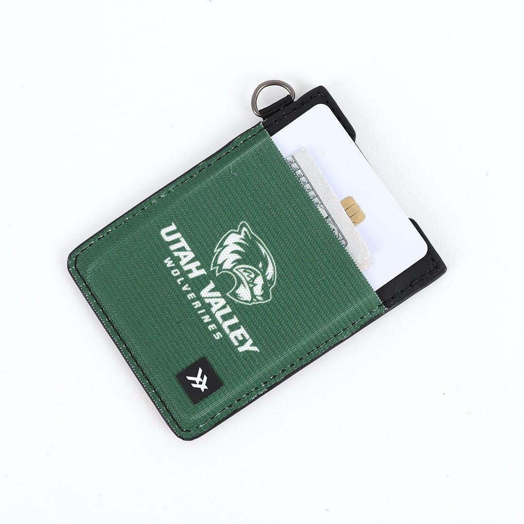 Vertical Wallet - UVU Green - Thread®