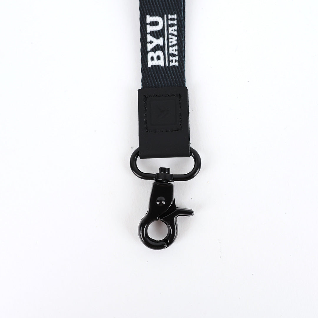 Wrist Lanyard - BYUH Black - Thread®