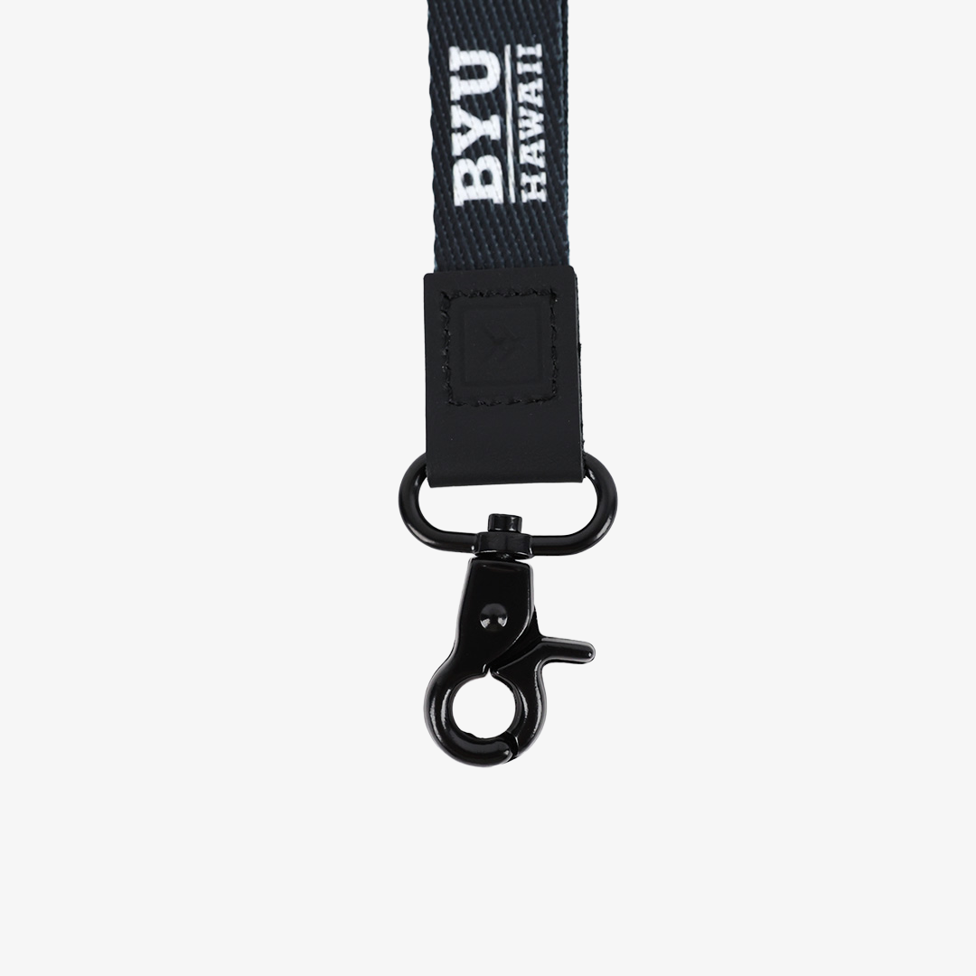 BYUH Black - Neck Lanyard