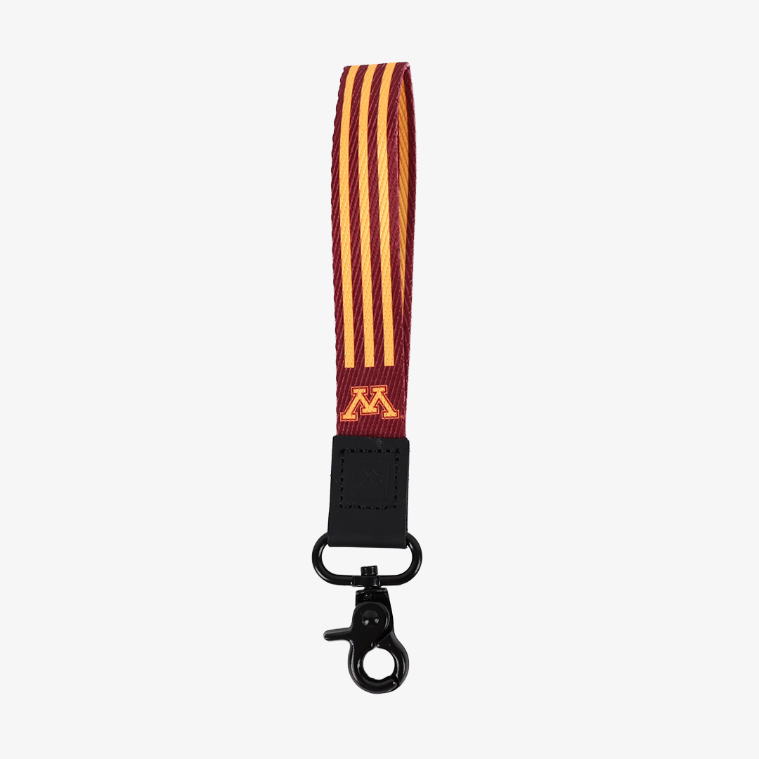Minnesota Stripes - Wristlet Keychain