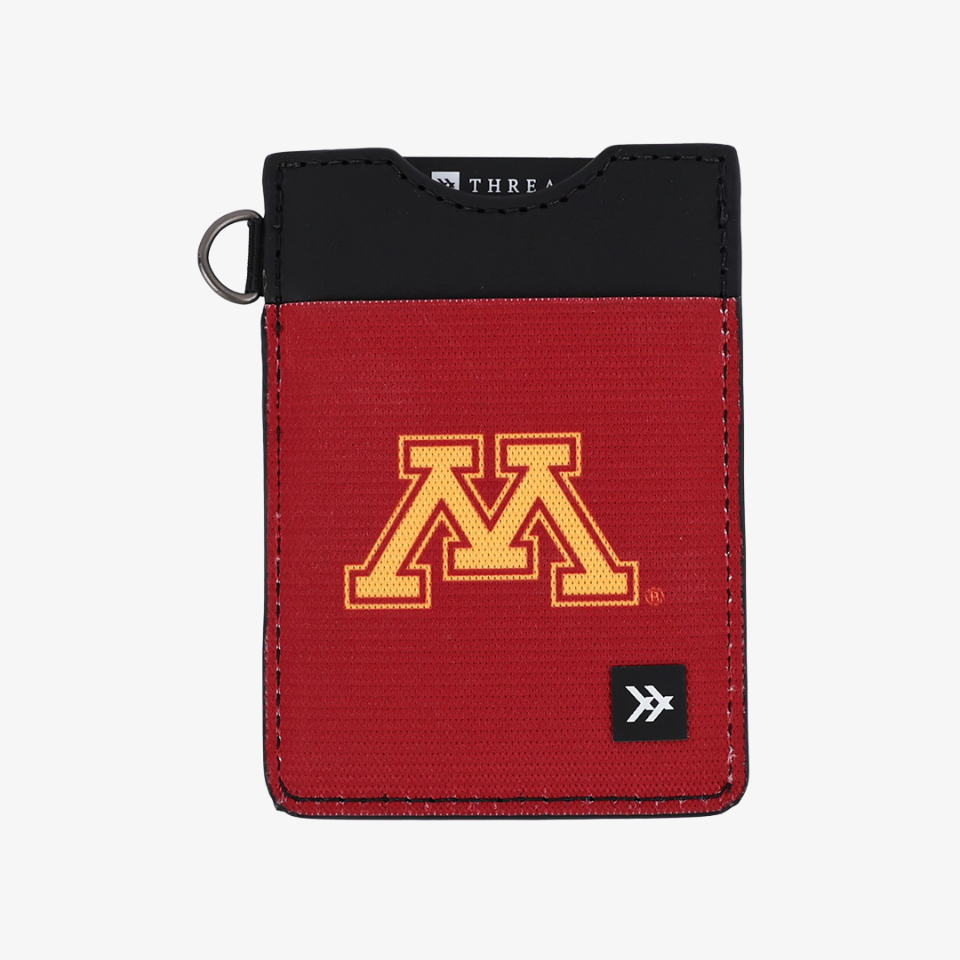 Minnesota Solid Maroon | Vertical Leather Wallet | RFID-Protected ...