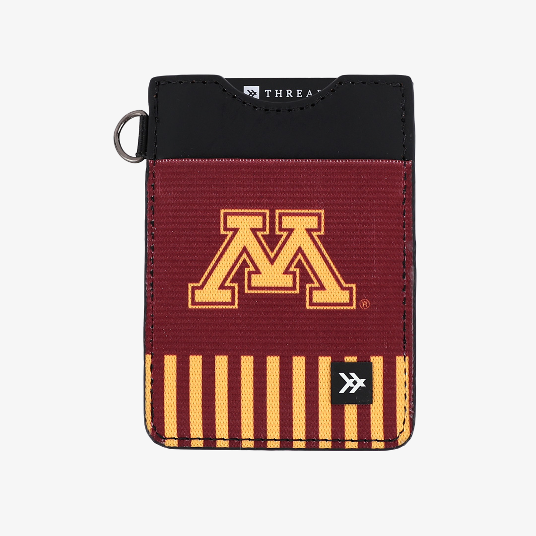 Minnesota Stripes - Vertical Leather Wallet