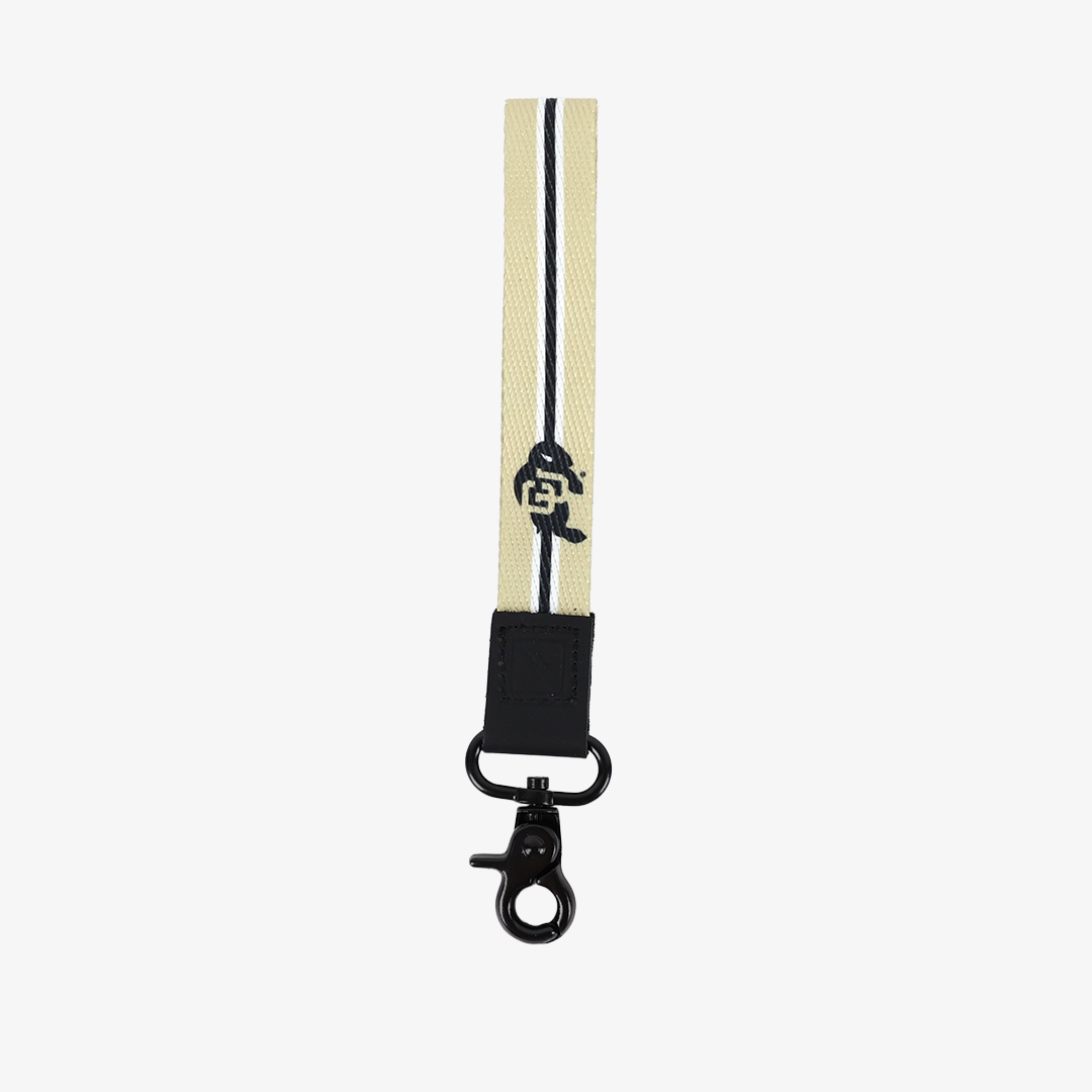 Colorado Boulder Buffalo - Wristlet Keychain