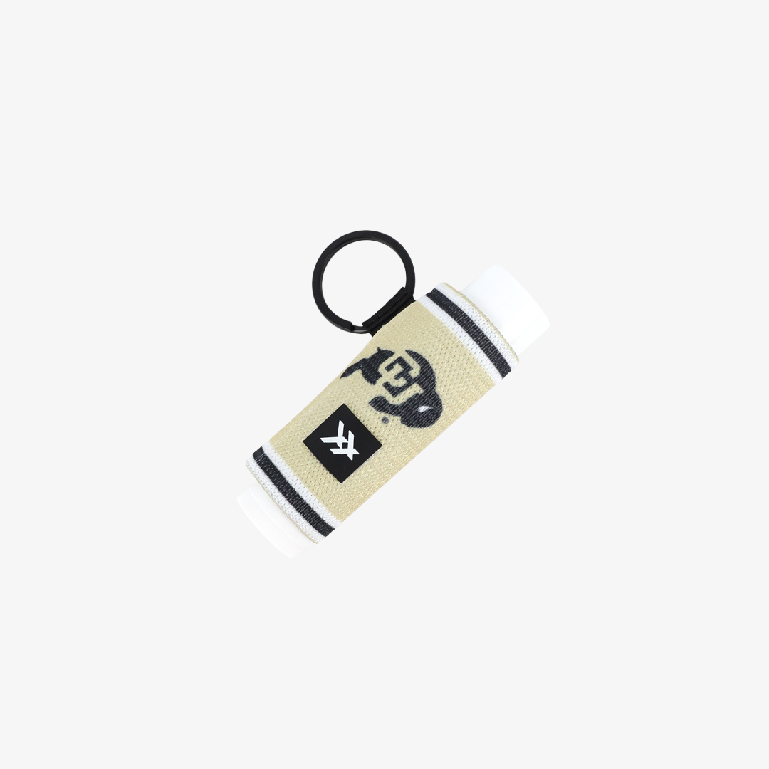 Colorado Boulder Buffalo - Chapstick Holder Keychain