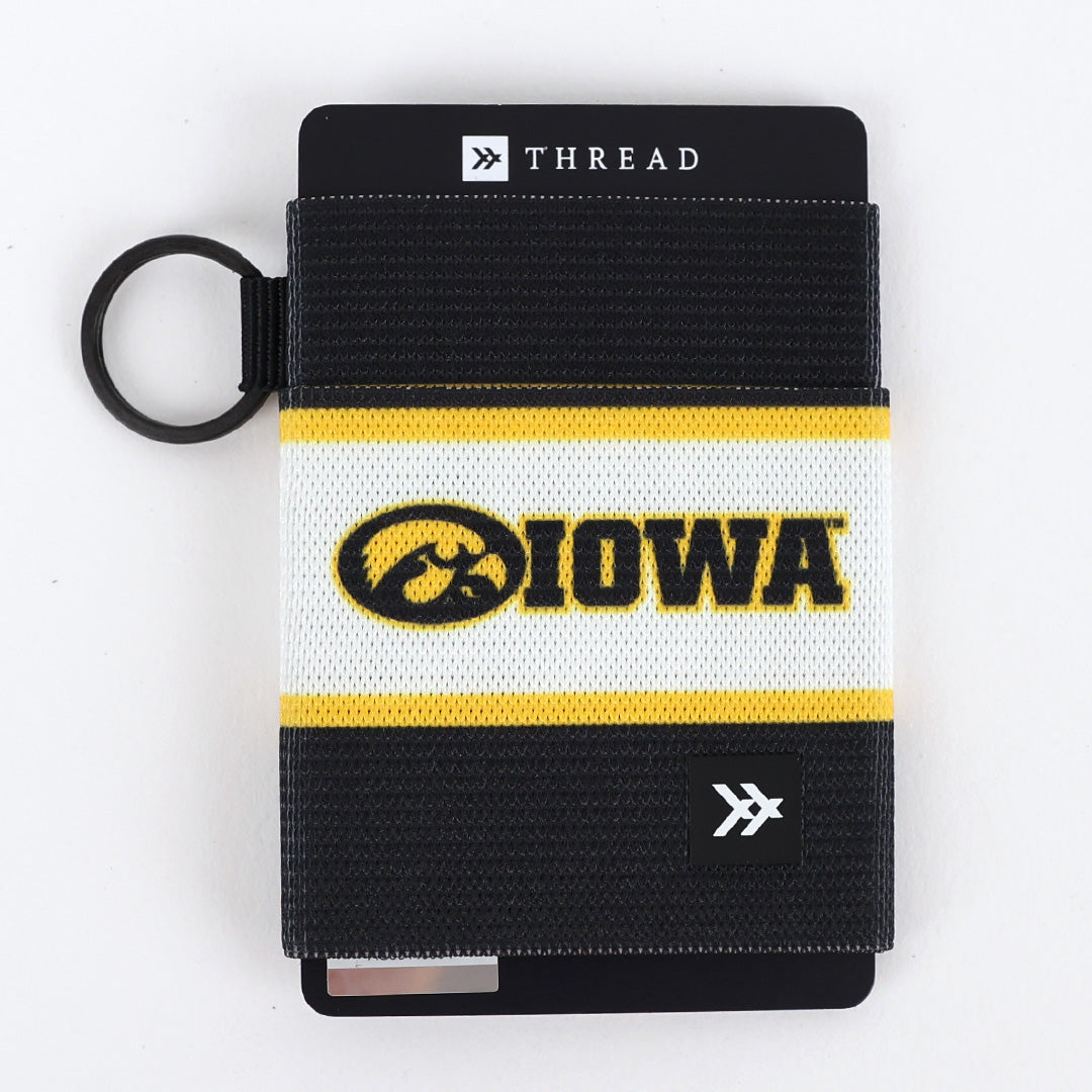 Elastic Wallet - University of Iowa Stripes - Thread®