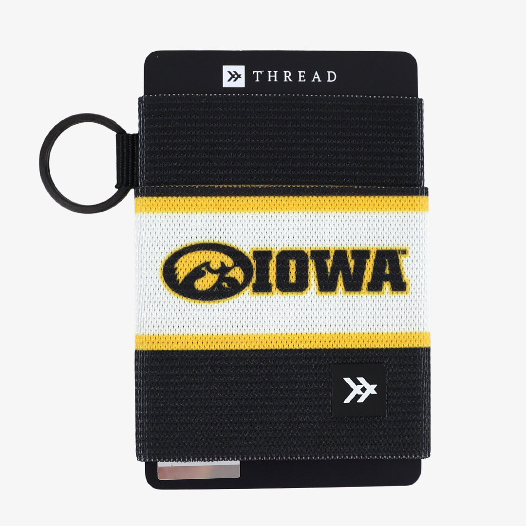 University of Iowa Stripes - Elastic Wallet