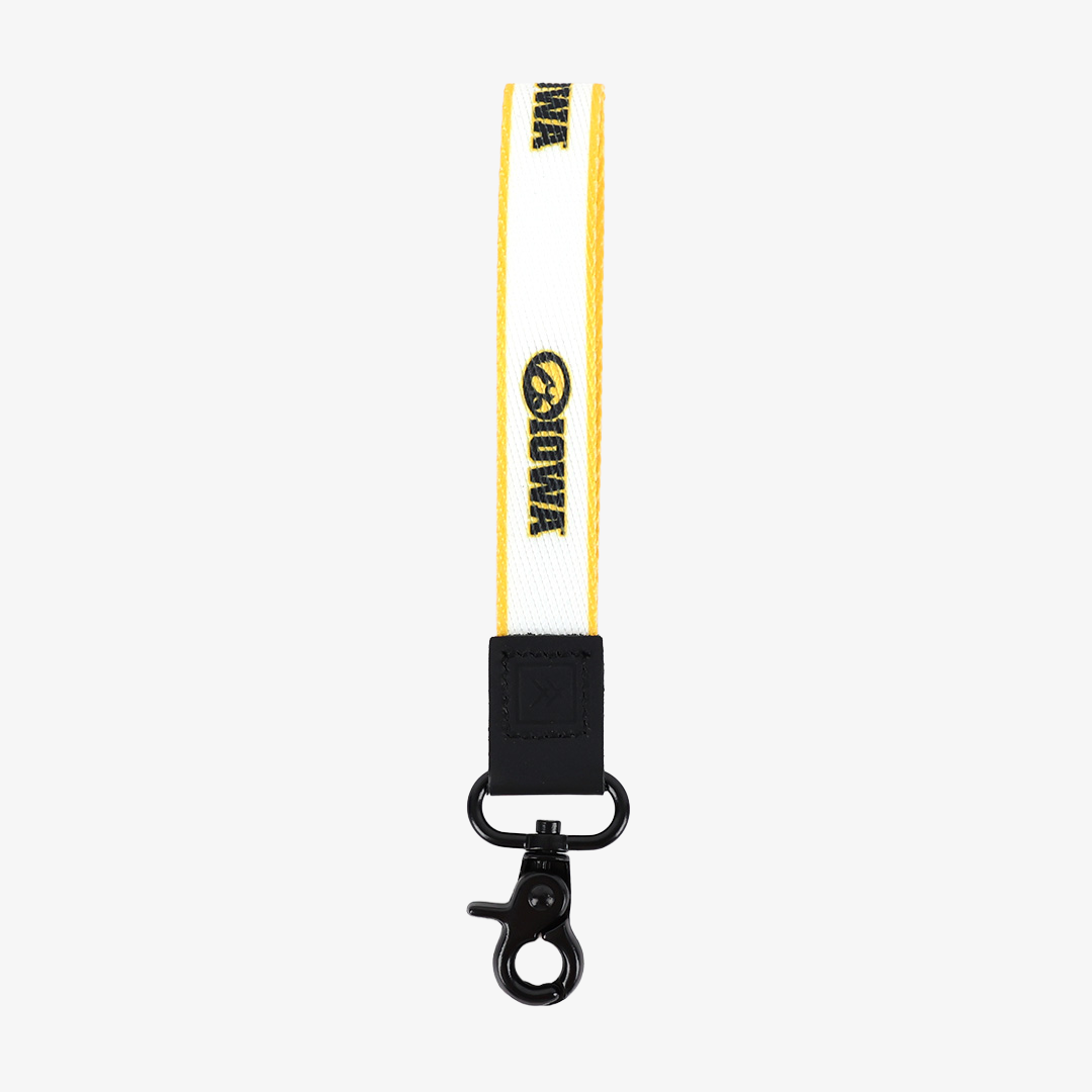 University of Iowa Stripes - Wristlet Keychain