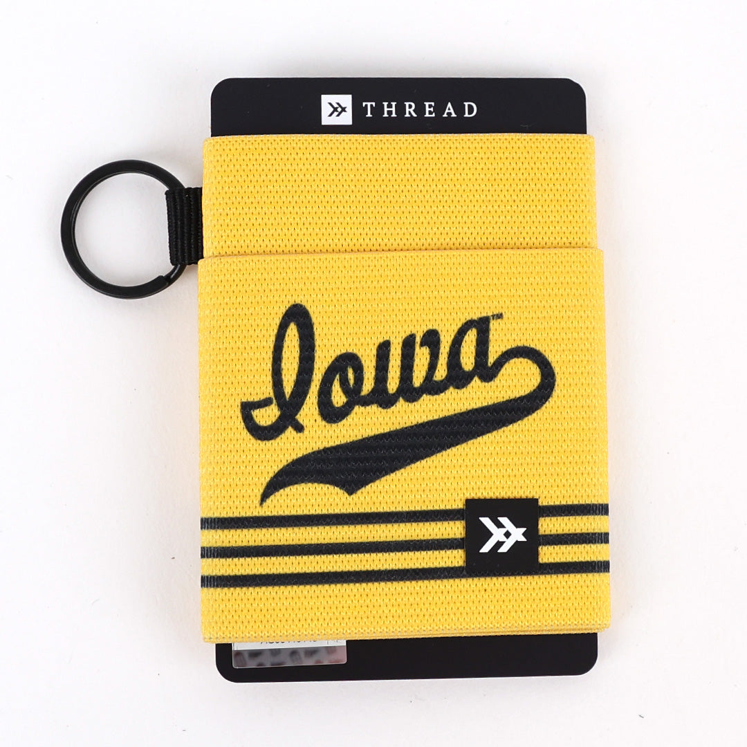 Elastic Wallet - University of Iowa Yellow - Thread®