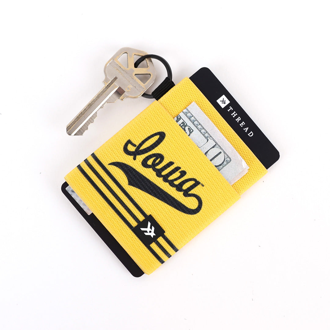 Elastic Wallet - University of Iowa Yellow - Thread®