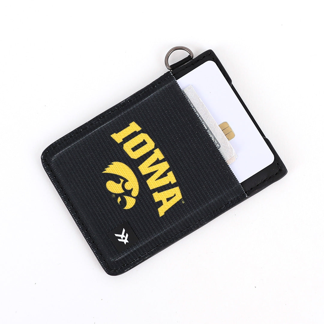 Vertical Wallet - University of Iowa Black - Thread®