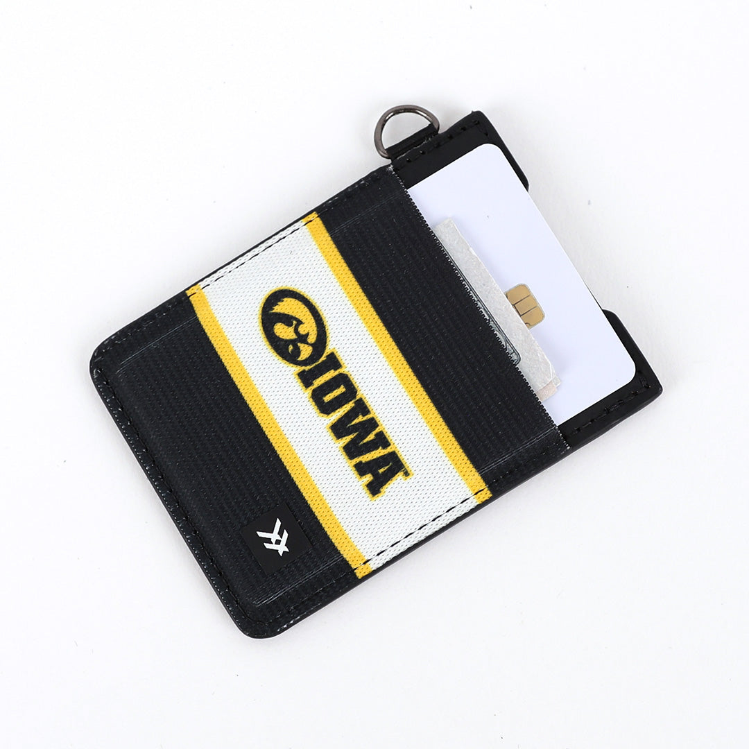 Vertical Wallet - University of Iowa Stripes - Thread®